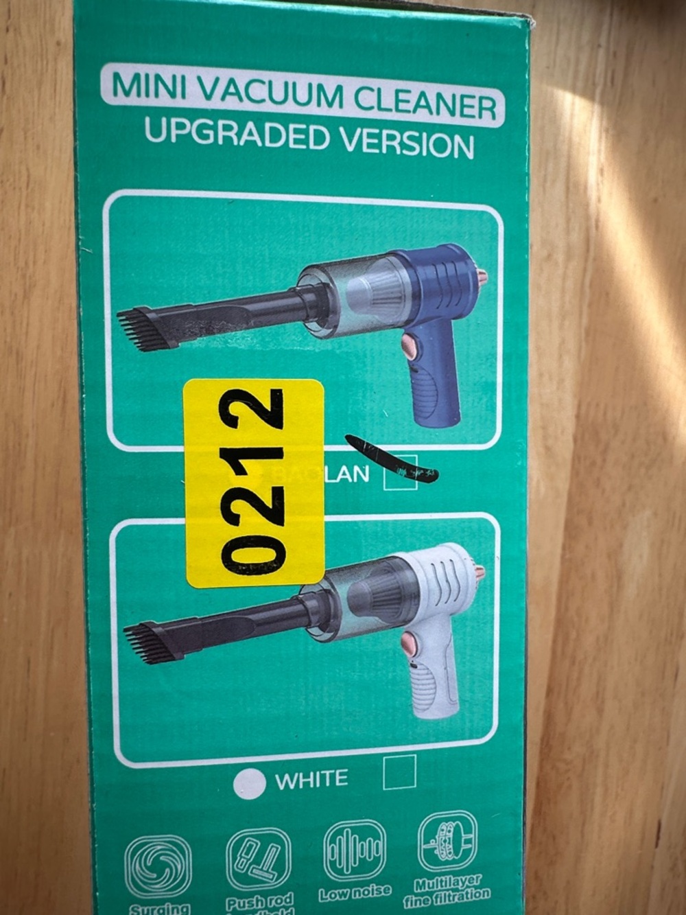 Mini Vacuum Cleaner - Blue - Picture 4 of 4